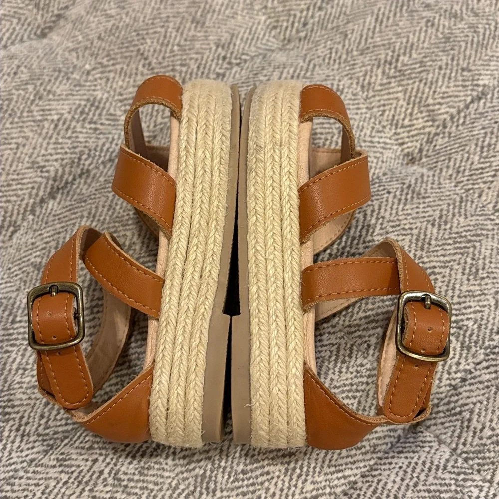 Whim + Wander by Sweethoney leather sandals size 6